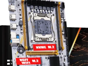 QIYIDA X99 Motherboard LGA2011-3 Slot SATA3.0 USB3.0 NVME M.2 NGFF WIFI Support DDR4 Memory and Xeon E5 V3 V4 Processor TPM14PIN