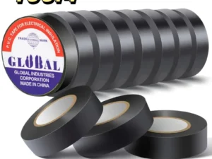 10/100M Black Flame Retardant Electrical Insulation Tape Strong Adhesive Wire Harness Tape for Electrical Wiring Waterproof Tape