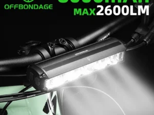 OFFBONDAGE Bicycle Light Front Bike Light Waterproof Flashlight USB Charging MTB Road Cycling Lamp Accessories