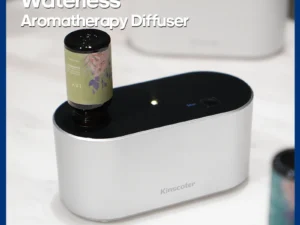 KINSCOTER Premium Portable Waterless Aroma Diffuser Compact Essential Oil Nebulizer Ideal Scent Machine for Gifting