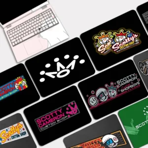 S-Scotty Logo C-Cameron INS Tide Small Speed Version Game Computer Keyboard Office Table Mat Cup Mats Deskpad Home Decor