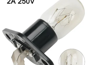 2A 250V 20W Microwave Oven Bulb Refrigerator Lighting Bulb Base Design With Holder Replacement Universal