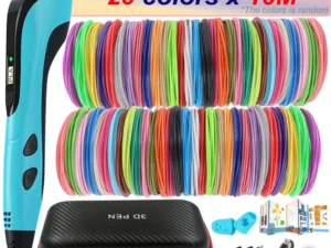 New Children's 3D Pen 3D Printing Pen with LCD Screen 200M PLA and Power Adapter Travel Case Christmas Birthday Gift for Kids