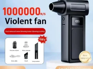 Lenovo 1000000RPM Turbo Jet Blower Electric Powerful Air Blower Portable Dust Cleaner USB Charging 65m/s Brushless Jet Blower