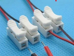 20pcs No Solding Welding Quick 2P Cable Wire Connector No Screw Terminal Block Spring Clamp