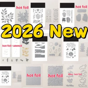 July 2026 New Stamps Dies Set Metal Cutting Dies Stamp Hot Foil for Scrapbooking Embossing Decoration Template DIY Greeting Card