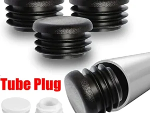 16/32pcs Round Steel Pipe Plastic Hole Plug Insert End Cap Furniture Chair Leg Cover Metal Tubing Alloy Ladder Glide Protection