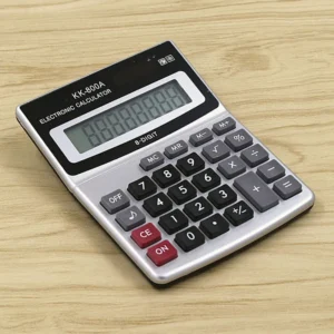 Calculator KK-800A Metal Desktop large font wide Calculator 8 A Business Computer Office Supplies with Manufacturer Wholesale