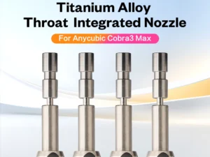 Trianglelab One-piece Nozzles For Anycubic Cobra3 Max Titanium Alloy Throat Integrated Nozzle 0.2/0.4/0.6/0.8mm For Cobra 3 Max