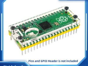 Raspberry Pi Pico Case Acrylic Shell Transparent Case for Pico Board RP2040 Microcontroller Microcomputers Pico W/Pico 2/Pico 2W