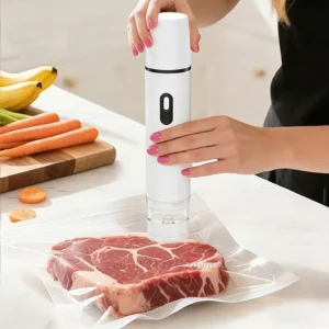Air Vacuum Sealer Pump Automatic Food Sealing Pump USB Rechargeable Sealer Pump For Food Handheld Dry/wet Food Sealer Pump