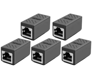 1/50Pcs RJ45 Coupler Ethernet Extender 1000Mbps LAN Connector Cat6/Cat5e Ethernet Cable Extender Adapter Female to Female