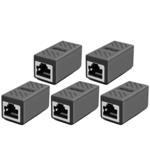 1/50Pcs RJ45 Coupler Ethernet Extender 1000Mbps LAN Connector Cat6/Cat5e Ethernet Cable Extender Adapter Female to Female