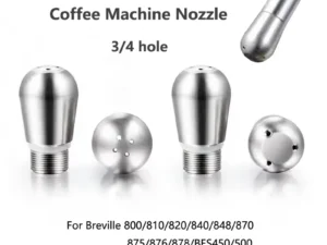Coffee Maker Steam Nozzle 3/4 Hole Coffee Maker Steam Nozzle Milk Foam Spout Steam Wand Tip For Breville Accessories