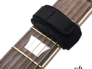 Miwayer Guitar Fret Strings Mute Noise Damper Mute Wraps Black Guitar Beam Tape for Guitars, Bass, and Ukulele