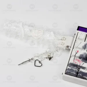 Lace Butterfly Keyboard Ribbon Strap Customization Magnetic Axis Keyboard Strap Wooting Atk68 Drunkdeer Looting Decor Girl Gift