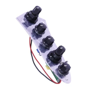 HDJQ 5 Jazz JB Bass Loaded Wired Control Plate for 4/5 String Bass Guitar Parts