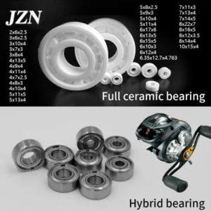 Hybrid ceramic bearing water wheel bearing 5x10x4 3x10x4 3x7x3 3x8x4 4x9x4 Fingertip gyroscope bearing R188 6.35x12.7x4.763mm