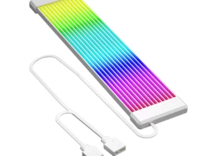 Flexible RGB LED Light Strip Bar ARGB Board Cover For Computer Power Supply ATX 24PIN GPU Video Card Cables And Case