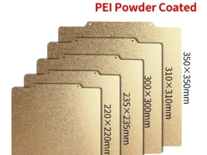 Magnetic PEI Powder Sheet 235/250/310/350/220mm Double Sided Spring Steel Sheet Textured For Ender 3 CR10 P1P SW-X1 Build Plate