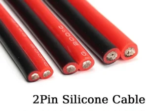 2Pin Silicone Cable 10 12 14 16 18 20 22 24 26 AWG Super Soft Copper Electrical Wire 5m 10m 20m For Car Battery Inverter Motor