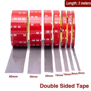 300CM Extra Strong Double Sided Tape Adhesive Car Special Tear Off Without Leaving Traces High Viscosity Mounting Fixing Sticky