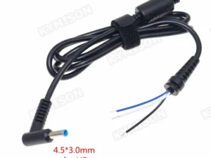 4.5x3.0 DC Power Charger Plug Cable Right Angle Connector with pin for Hp Envy Laptop Adapter DC connector 4.5*3.0mm Cable Cord