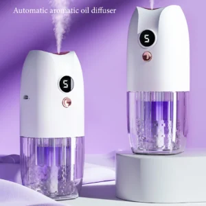 Multi-functional rechargeable portable aroma diffuser essential oil diffuser timer air freshener car home living room bathroom