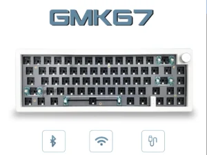 GMK67 65% Gasket Bluetooth 2.4G Wireless Hot-swappable Customized Mechanical Keyboard Kit RGB Backlit