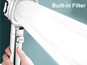 Upgraded 4 Modes High Pressure Shower Head with Stop Button Filiter Showers Massage Spa Handheld Showerhead Bathroom Accessories