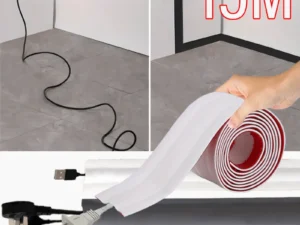 Cable Protector Self-Adhesive PVC Wire Protection Strip Insulation Cord Protection Cover Wear Resistant Prevent Trip Organizers