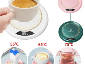 New USB Cup Warmer Coffee Mug Heating Coaster 3 Temperature Setting Thermostatic Hot Plate Milk Tea Water Heating Pad Cup Heater