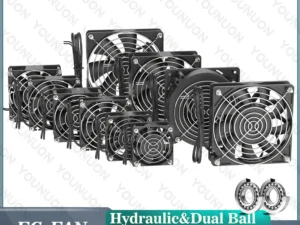 EC Axial Fan 60mm 80mm 90mm 120mm Ball Brushless Fan Cooler AC 110V 120V 220V 230V 240V Computer Case Fan 6025 8025 9225 12038