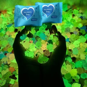 /5-60pcs Glow In The Dark Mini Resin Animals & Mushroom Blind Bags Fairy Garden Decor Micro Landscape Birthday Gift Surprise