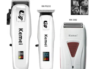 Kemei KM-PG809A KM-PG232 KM-3382 Professional Hair Clipper Set USB Charging Rechargeable Electric Shaver Cordless Beard Trimmer