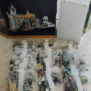 6167pcs Hot Toy Film Elven Sanctuary Mystical Valley Street View Building Blocks Manor Model Holiday Birthday Christmas Gifts