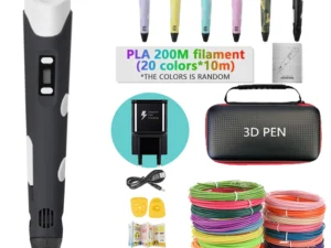 Funny Set DIY 3D Pen for Kids Birthday Chrismas New Years Gift Boy Girls Creative 3D Printing Pen with PLA Filament 3D Pens
