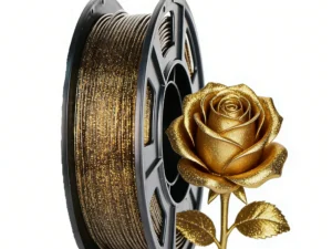 3D Printer Filament Galaxy Glitter PLA Filament 1.75mm 3D Printing Filament, Valentine's gift ,black Glitter Gold,250g,spool
