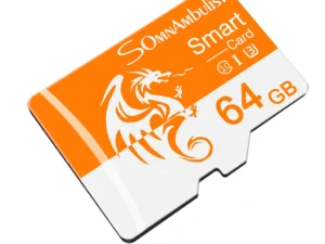 SomnAmbulist Memory Card 64GB High Speed Mini TF Card C10 U3 A1 for Drone Audio Surveillance Device 64GB TF Card