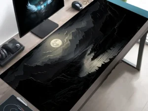 Night Moonlight Large Cool Mouse Pad Laptop Non-Slip Esports Office Desk Mat Game Player Mousepad Mini PC Desktop Accessories
