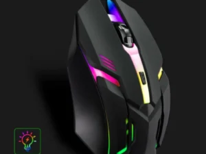 Latest high-quality ergonomic gaming mouse, suitable for desktop and laptop computers, 4-button USB RGB backlit mouse