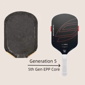 SLK-Style T700 Carbon Fiber 5th Gen Pickleball Paddle, Boomstick Core, Hot-Pressed