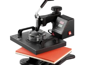 SucceBuy 12x10 In Dual Digital Heat Press Machine 650W Swing Away 360 Degree Rotation Transfer Sublimation Printing for T-Shirt