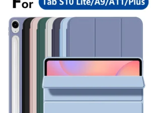 Flip Stand Case for Samsung Galaxy Tab A9 Plus 2023/ A11 Plus/A9/A11/S10 FE/S10 Lite With Auto Wake/Sleep,Soft Synthetic Leather