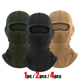 1pc/2pcs/4pcs Elasticity Breathable Balaclava Hat Cycling Full Face Mask Outdoor Ski Motorcycle Mask Scarf Helmet Inner Cap