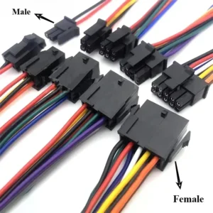 5pc Micro-fit Molex MX3.0 43025 43020 20AWG Dual Row Small 5557 5559 Male Female Air Dock Electronic Terminal Wire Cable Harness