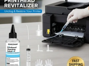 400mL Printhead Cleaning Kit for Epson HP Canon Brother, Universal Inkjet Printer Cleaner Solution, Liquid To Unclog Print Head
