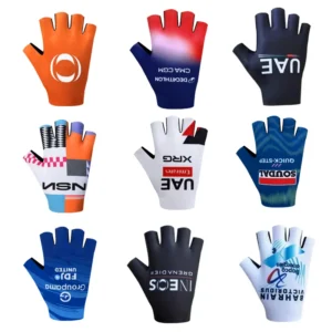 Pro Team 2026 Breathable Cycling Gloves UAE ITALY Road Bike Gloves Men Sports Half Finger Anti Slip MTB Bicycle Glove