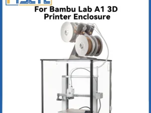 FYSETC FNATR For Bambu Lab A1 3D Printer Enclosure Transparent Acrylic Sturdy Designed 3D Printer Cover with Filter System
