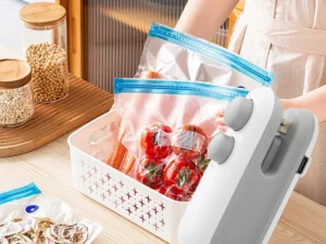 Mini Handheld Heat Bag Sealing Machine Plastic Food Package Sealer Clip-on Bag Sealer Portable Food Packaging Sealer
